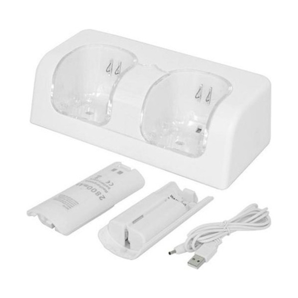 Htun Sunrain Uzaktan Pil Şarj Cihazı Iki Şarj Edilebilir Kapasiteli Çift Şarj Istasyonu Bağlantı Istasyonu Wii Oyun Uzaktan Kumandasıyla Uyumlu Art... Power Supply Fiyatı