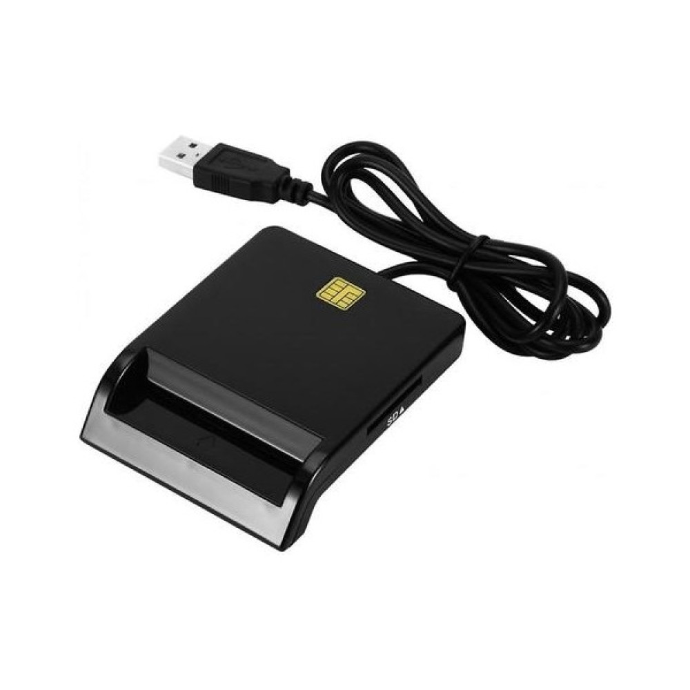 Htun USB Sım Akıllı Kart Okuyucu Banka Kartı Ic / Id Emv Sd Tf Mmc Cardreaders Usb-Ccıd Iso 7816 Windows 7 8 10 Linux Os Için (Yurt Dışından) - Siyah Hafıza Kartları Fiyatı