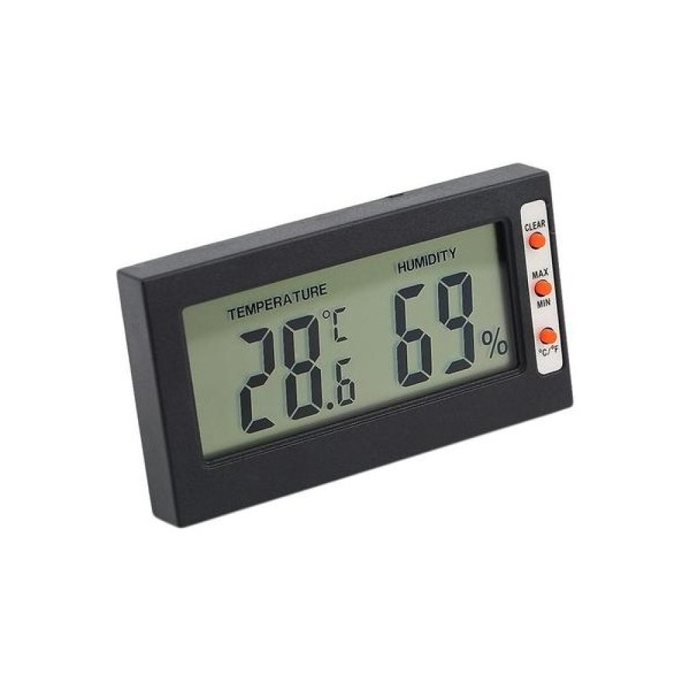 Htun Yeni Dijital LCD Termometre Higrometre Sıcaklık Nem Ölçer Ölçer (Yurt Dışından) - Siyah Termometre & Higrometre Fiyatı