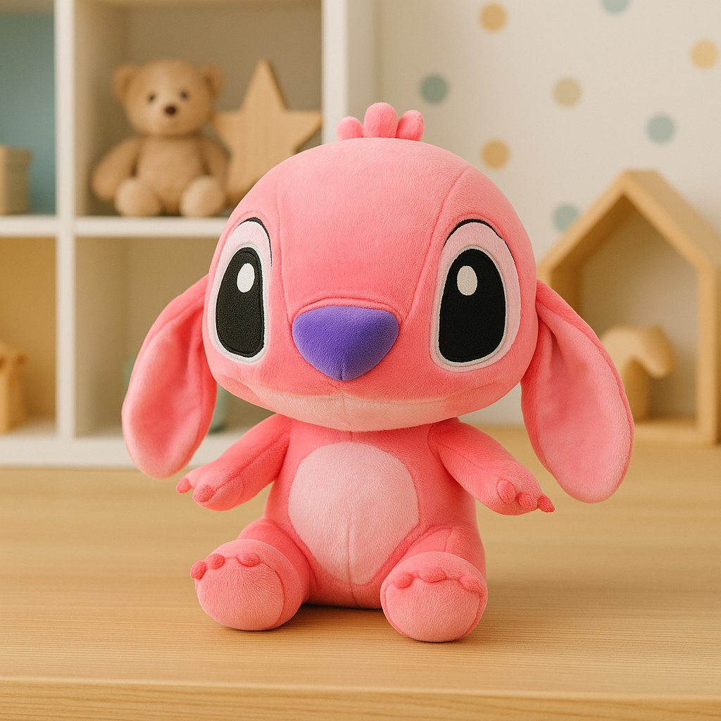 Hua Stitch Peluş Oyuncak - Hediyelik Stitch Pembe - 25 cm Diğer Fiyatı