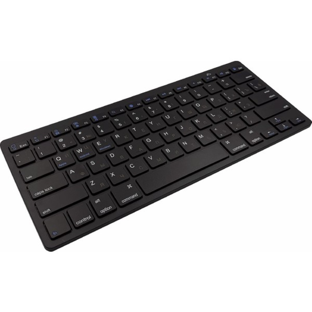 Huahai [rusça Versiyon] IPad iPhone Için X5 78 Anahtarlı Ince Yumuşak Dokunmatik Kablosuz Bluetooth Klavye - Black Oyuncu Klavyesi Fiyatı