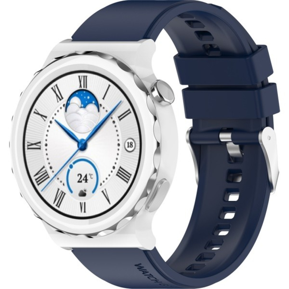Huawei Için Silikon Izle Band Gt Gt 3 Pro 43MM 20MM Koyu Mavi Giyilebilir Teknoloji Aksesuarları Fiyatı