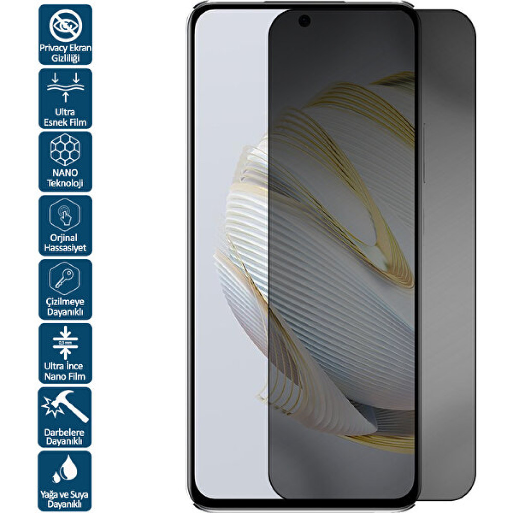 Huawei Nova 11I Privacy Hayalet Nano Ekran Koruyucu Film Cep Telefonu Ekran Koruyucusu Fiyatı