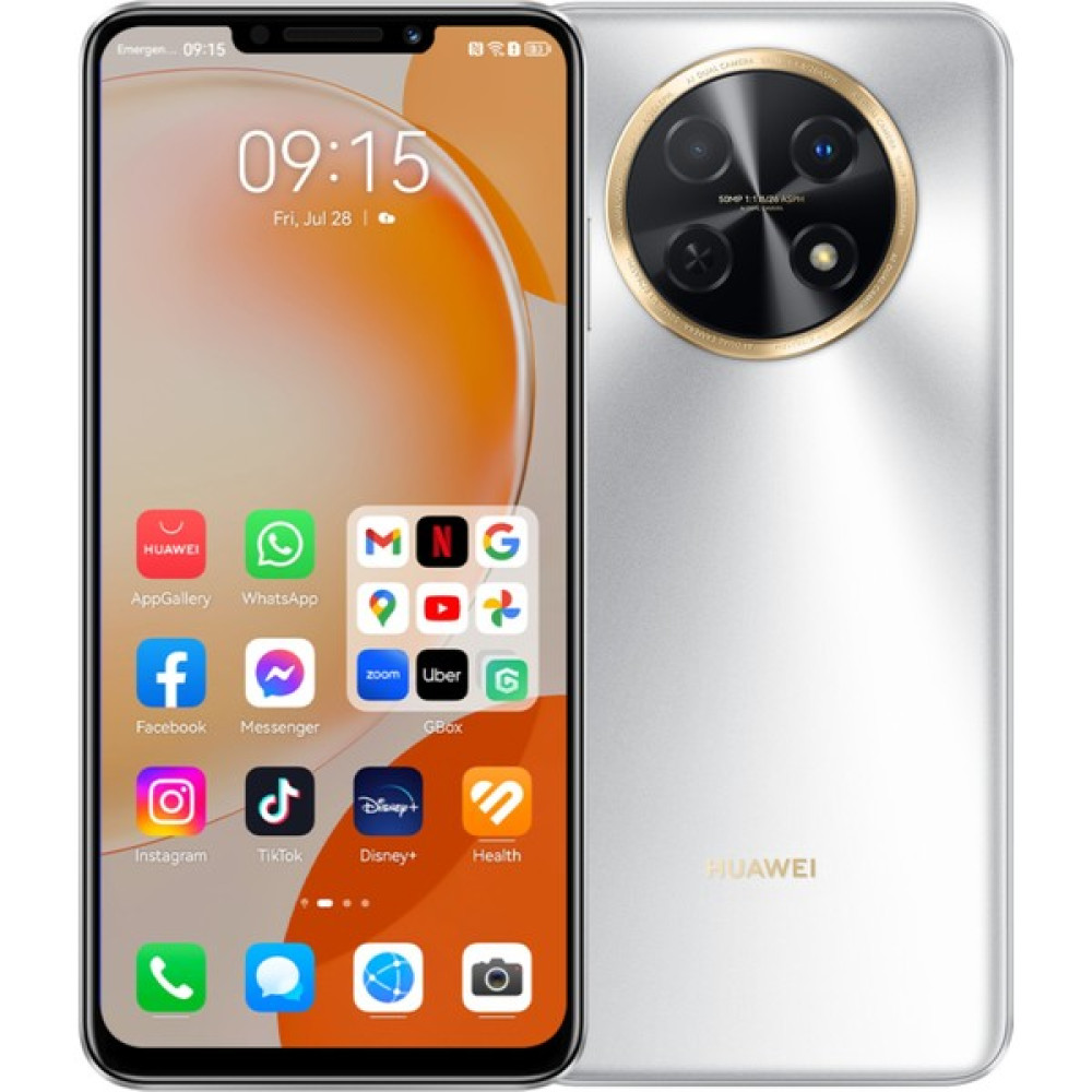 Huawei Nova Y91 128 GB 8 GB Ram (Huawei Türkiye Garantili) - Gümüş Cep Telefonları Fiyatı