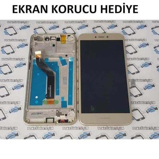 Huawei P9 Lite 2017 Dokunmatik Siyah Çıtalı Lcd Ekran