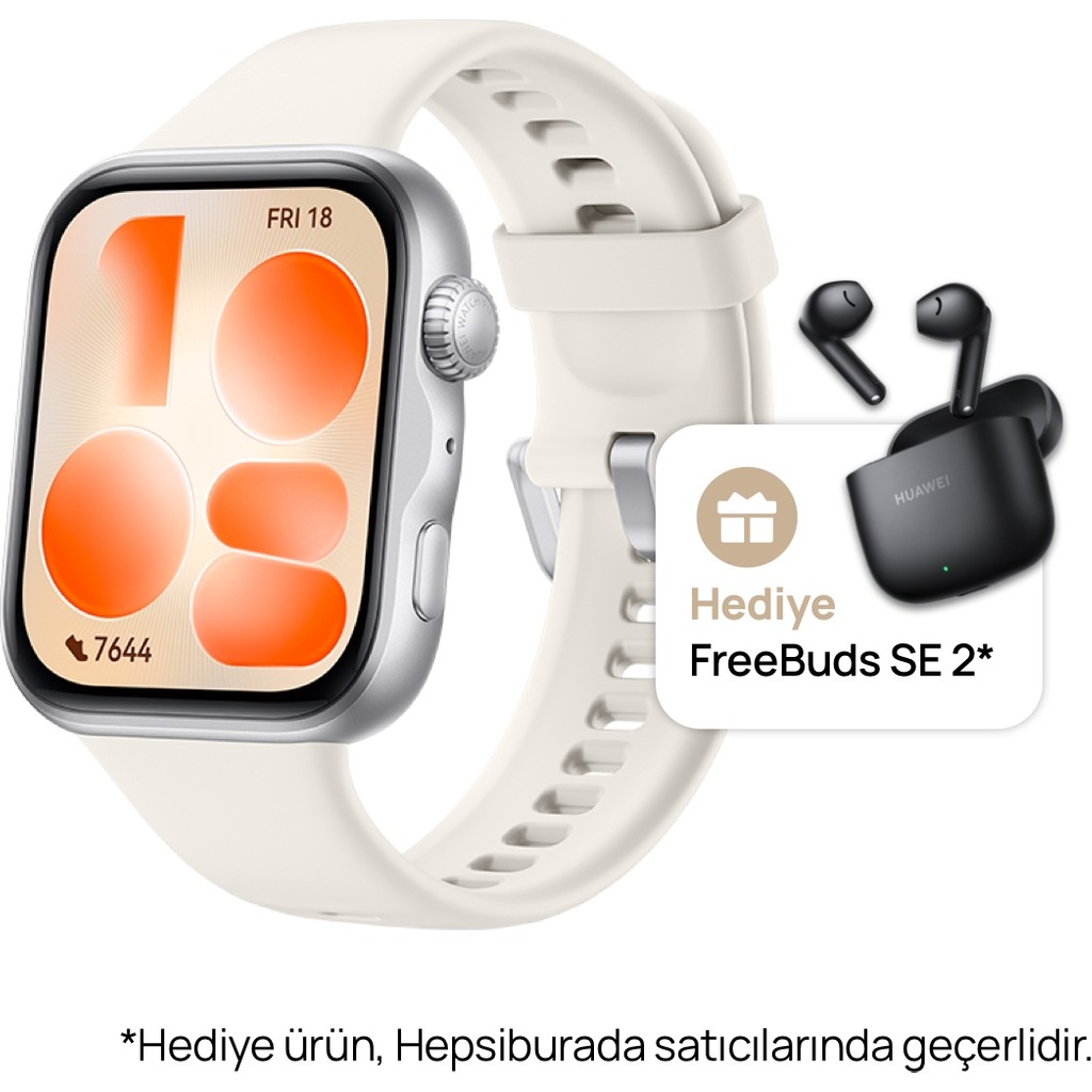 Huawei Watch Fit 5 Akıllı Saat - Beyaz, Bluetooth Kulaklık Hediye, Gelişmiş Uyku Takibi, Uzun Pil Ömrü, Ios Android Uyumlu - Beyaz Bluetooth Kulaklık Fiyatı