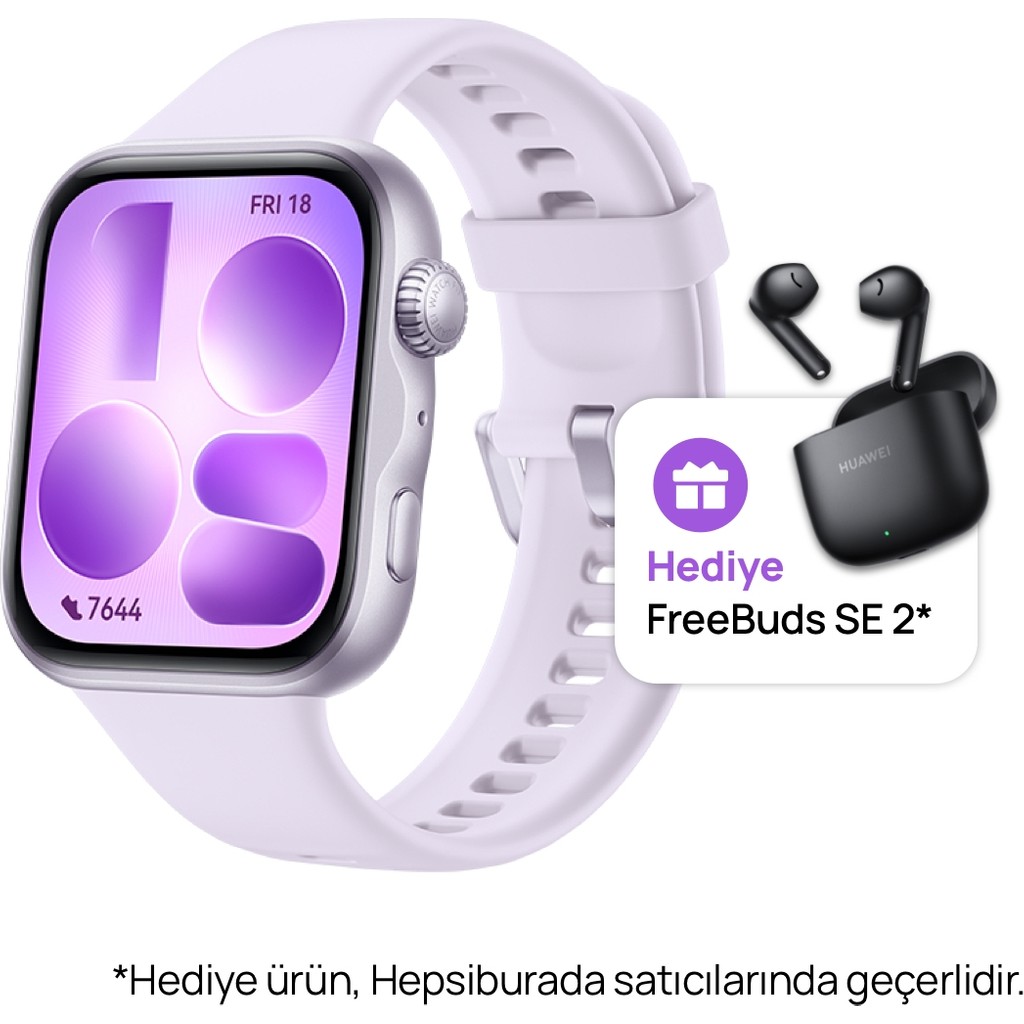 Huawei Watch Fit 5 Akıllı Saat - Lila, Bluetooth Kulaklık Hediye, Gelişmiş Uyku Takibi, Uzun Pil Ömrü, Ios Android Uyumlu - Lila Bluetooth Kulaklık Fiyatı
