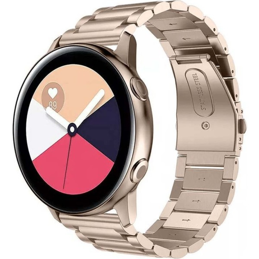 Huawei Watch Gt 3 Elegant – Active 42MM Uyumlu 20MM Ironweft Döküm Çelik Metal Kordon - Starlight Giyilebilir Teknoloji Aksesuarları Fiyatı