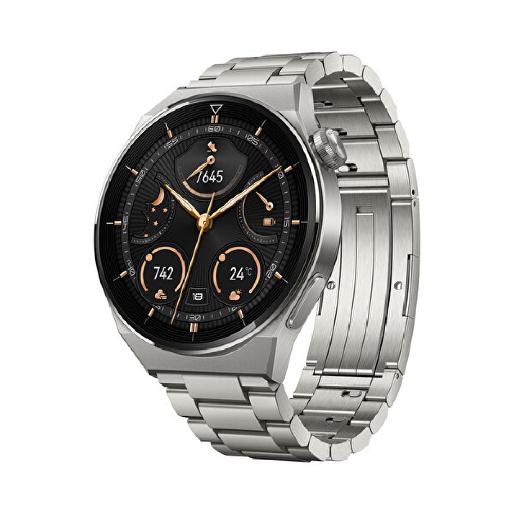 Huawei Watch GT3 Pro 46mm Titanyum Kasa Titanyum Kayış Akıllı Saat Akıllı Saat Fiyatı