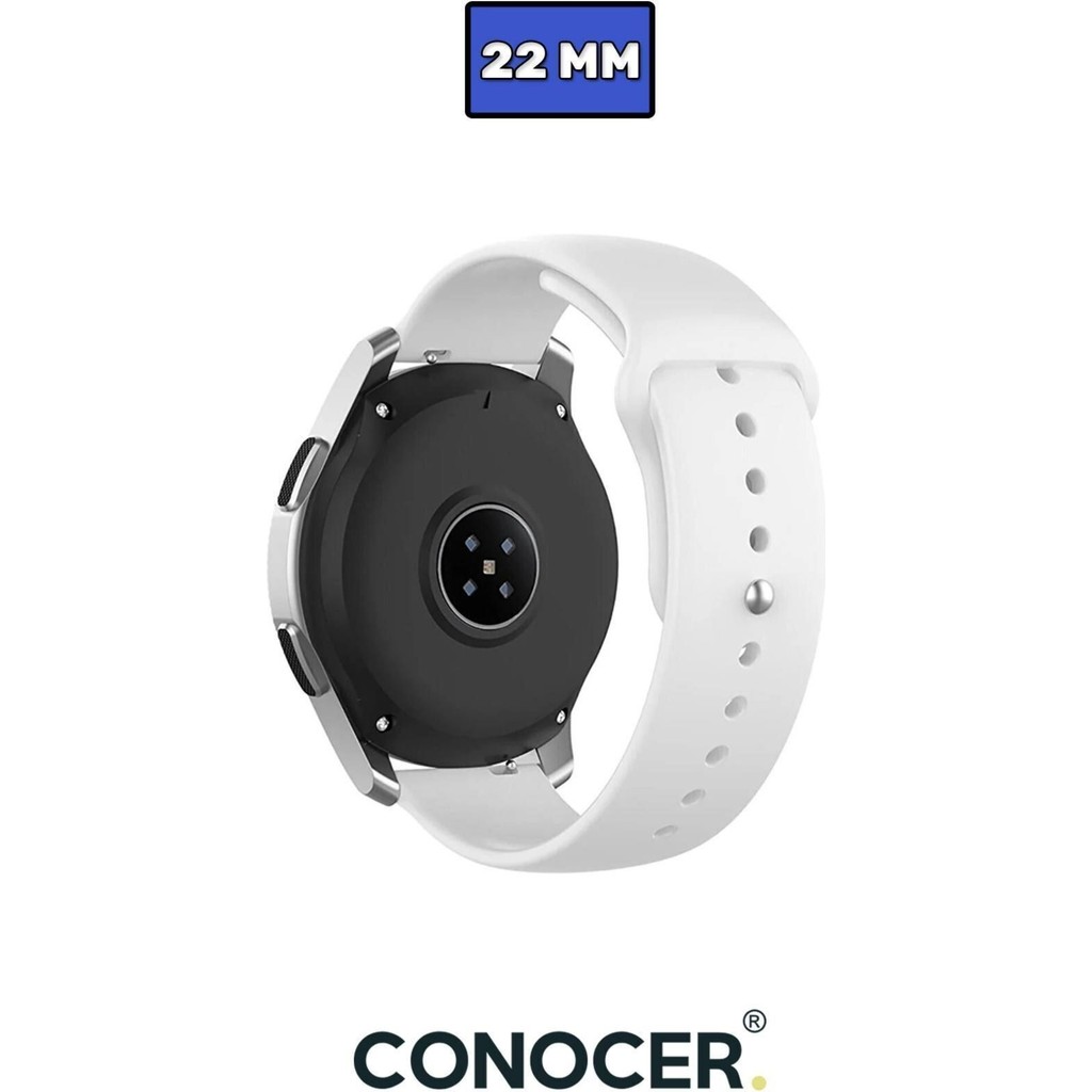 Huawei Watch Gt3 Pro Titanyum 46MM Uyumlu Yumuşak Silikon Kordon Kayış (22MM) - Beyaz Cep Telefonu Kılıfı Fiyatı