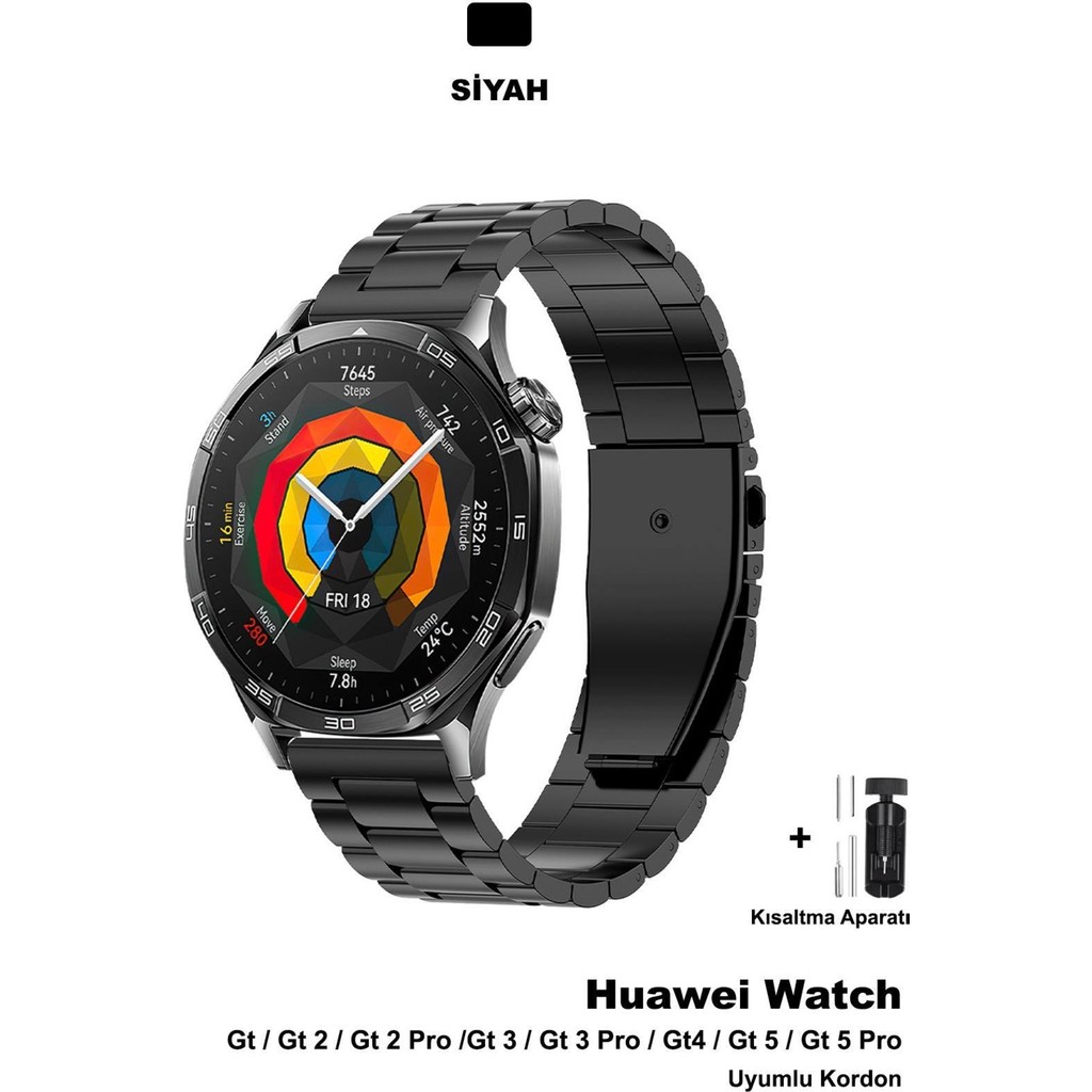 Huawei Watch Gt3 Se Uyumlu Bakla Metal Kordon Kayış (22MM) Akıllı Saat Aksesuarı Fiyatı