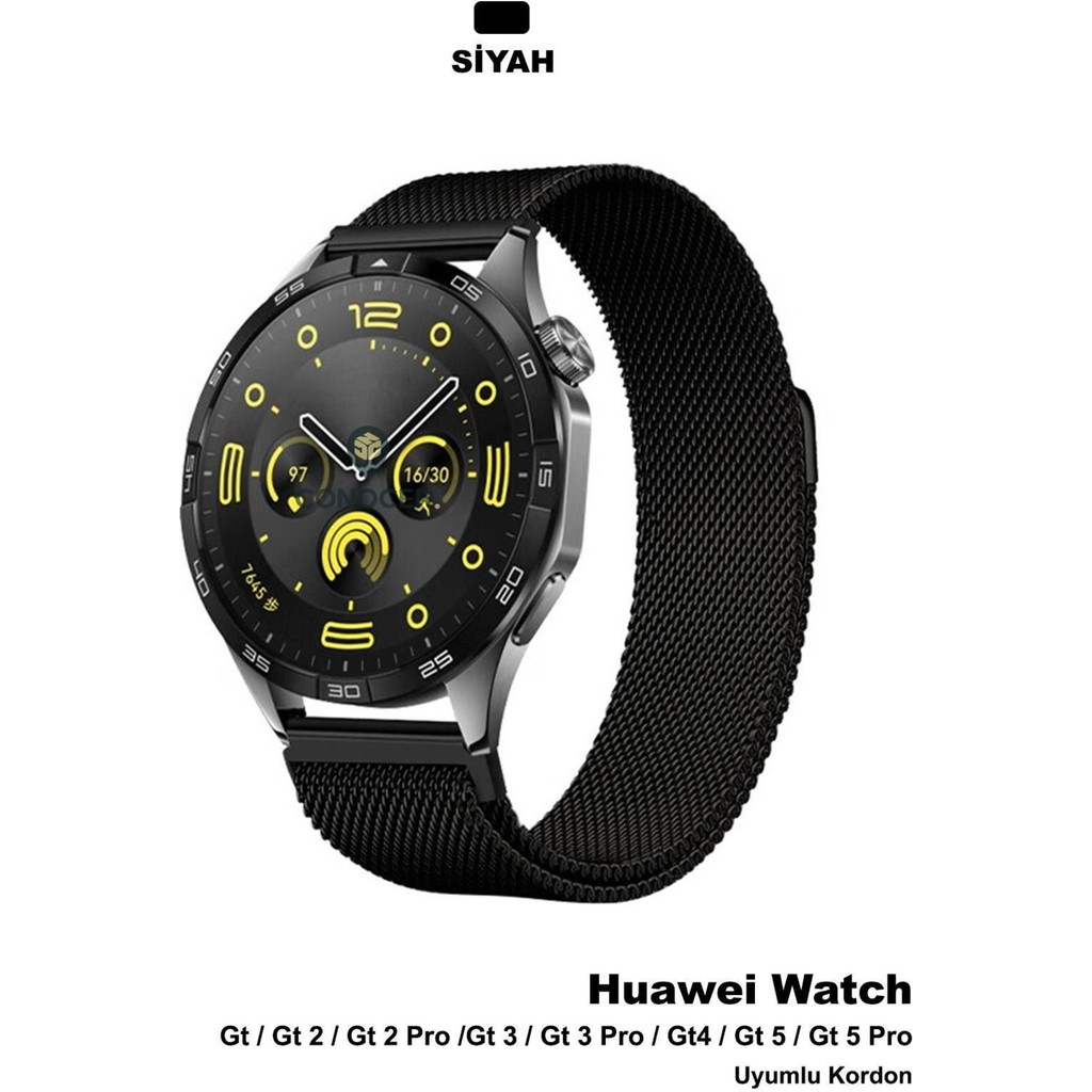 Huawei Watch Gt3 Se Uyumlu Hasır Metal Kordon Kayış (22MM) Akıllı Saat Aksesuarı Fiyatı