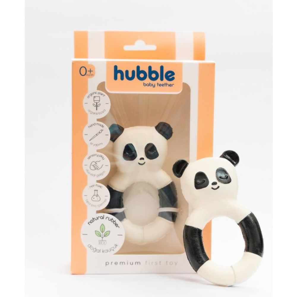 Hubble Bebek Diş Kaşıyıcı ve Oyuncağı Panda Halkalı - Siyah - Beyaz Bebek Oyuncakları Fiyatı