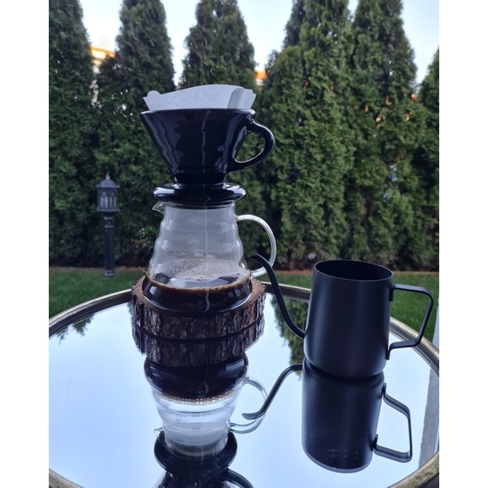 Hubby Chef Kahve Demleme Seti V60 Dripper 600ml Seramik Fincan Kahve Demleme Ibriği Çay / Çaydanlık Setleri Fiyatı