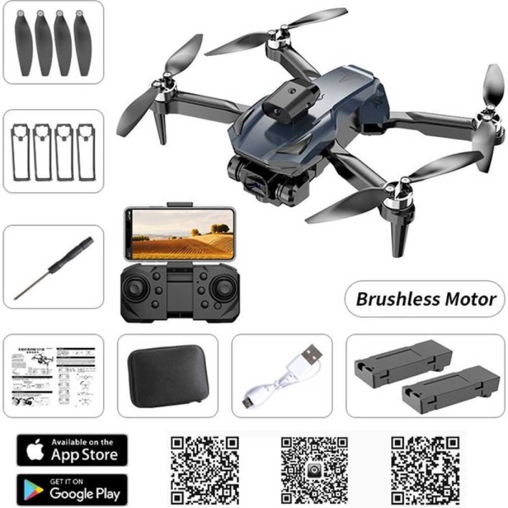 Hubsan H-58X Fırçasız Motorlu ve Kameralı Drone Taşıma Çantalı (2 Bataryalı) - Siyah - 2 Bataryalı Drone Fiyatı