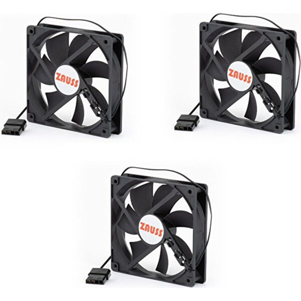 Hubstein Dc 12V 4 Pinli 120X120MM Fan 12CM Kare Kasa Fanı 3'lü Soğutucular Fiyatı