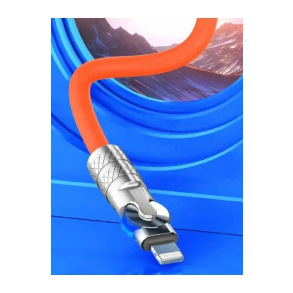 Hubstein Iphone 180 Derece Lightning Dönebilen Şarj Kablosu Oynar Başlıklı Metal Uçlu 1.8 Metre Cep Telefonu Kablosu Fiyatı