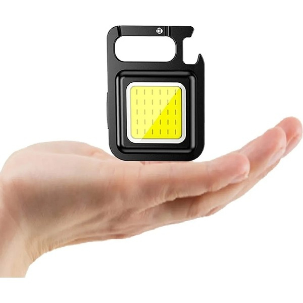 Hubstein LED Anahtarlıklı El Feneri Şişe Açacağı Usb’li Şarj Edilebilir Cep Boy Cob LED Mıknatıslı 4ışık Modlu El Feneri Fiyatı