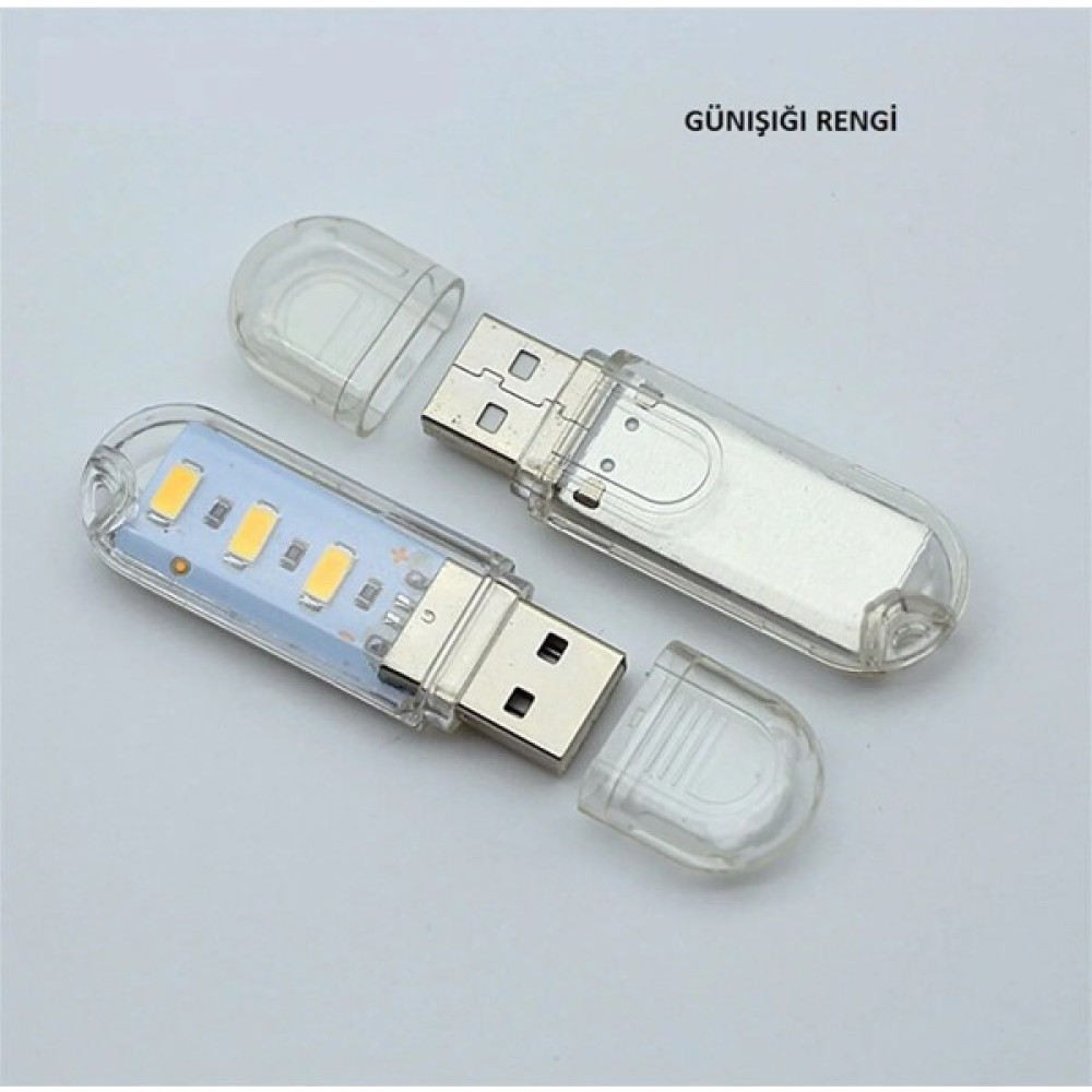Hubstein Taşınabilir Mini USB LED Lamba 3 LED Smd 5730 Kamp Stick Ledi Kamp Aksesuarı Fiyatı