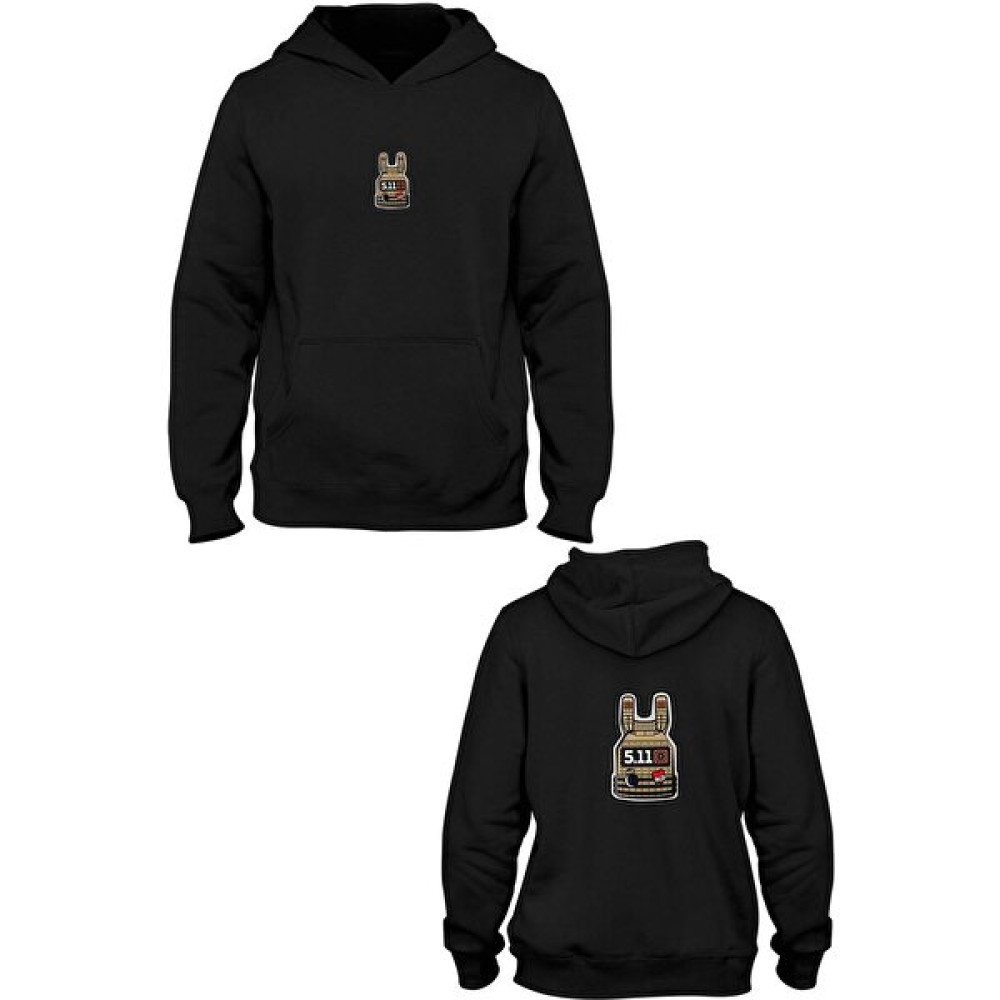 Hücum Yeleği Araba Ön Arka Baskılı Kapşonlu Sweatshirt BLL3564 Erkek Sweatshirt Fiyatı
