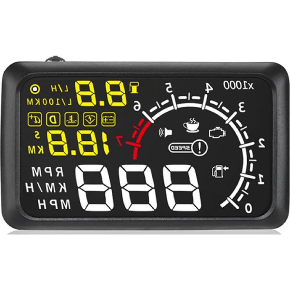 HUD X3 5.5 İnç Head Up Display OBD Araç Bilgisi Cam Yansıtma Cihazı Oto Video & Navigasyon Cihazları Fiyatı