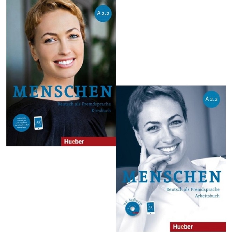 Hueber Menschen A2.2 : Kursbuch + Arbeitsbuch Mit Online Ar + Audio-CD Yabancı Dil Öğretici Kitaplar ve Eğitim Setleri Fiyatı
