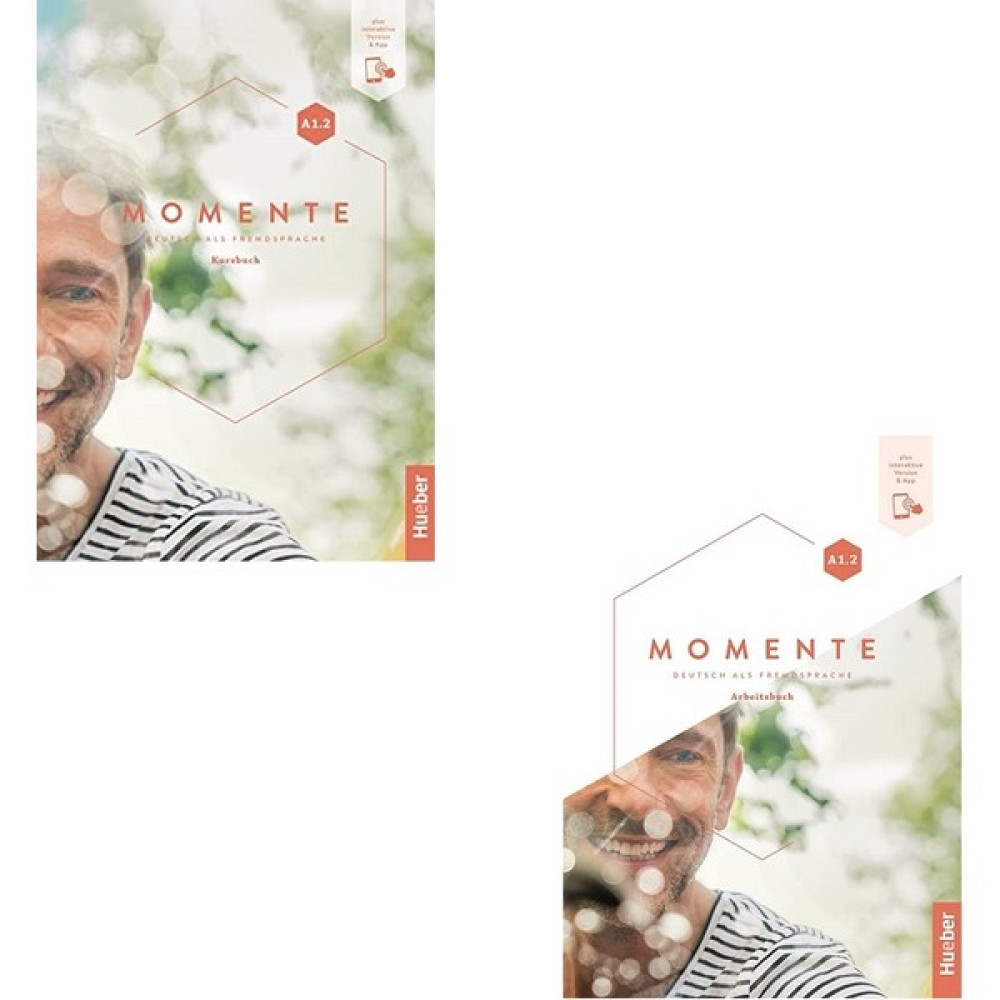 Hueber Yayınları Momente A1.2 Kursbuch + Arbeitsbuch Mit Plus Interactive Versiyon & App Yabancı Dil Öğretici Kitaplar ve Eğitim Setleri Fiyatı