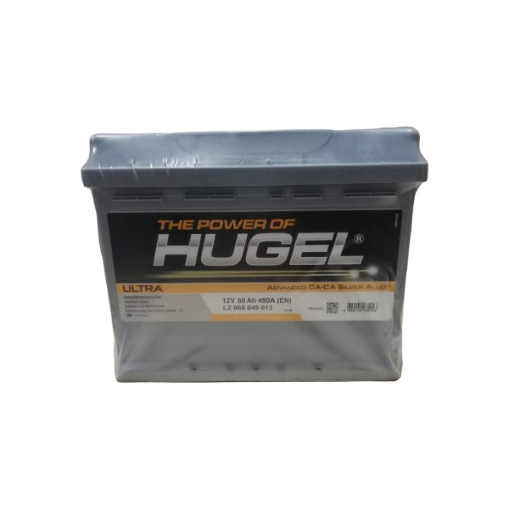 Hugel Akü Ultra 12 V 60 Ah 490A Akü Fiyatı