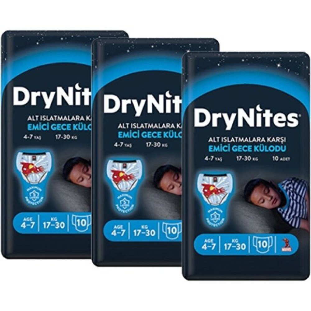 Huggies Dry Nites Gece Külodu Erkek Large Beden 3 Adet - 4+ Bebek Bezi Fiyatı