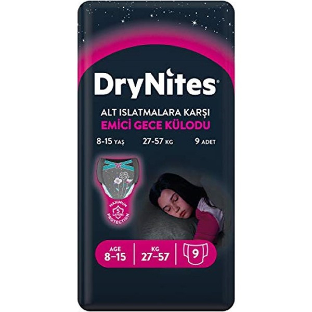 Huggıes Drynites Emici Külot Büyük Kız 9'lu 1 Paket - 1: Yenidoğan İkiz Paket / 4 Adet Bebek Bezi Fiyatı