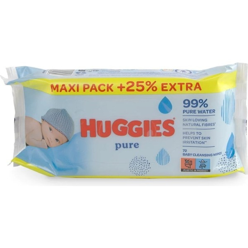 Huggies Pure Yenidoğan Hassas Islak Havlu 72 Yaprak Bebek Bakım Fiyatı