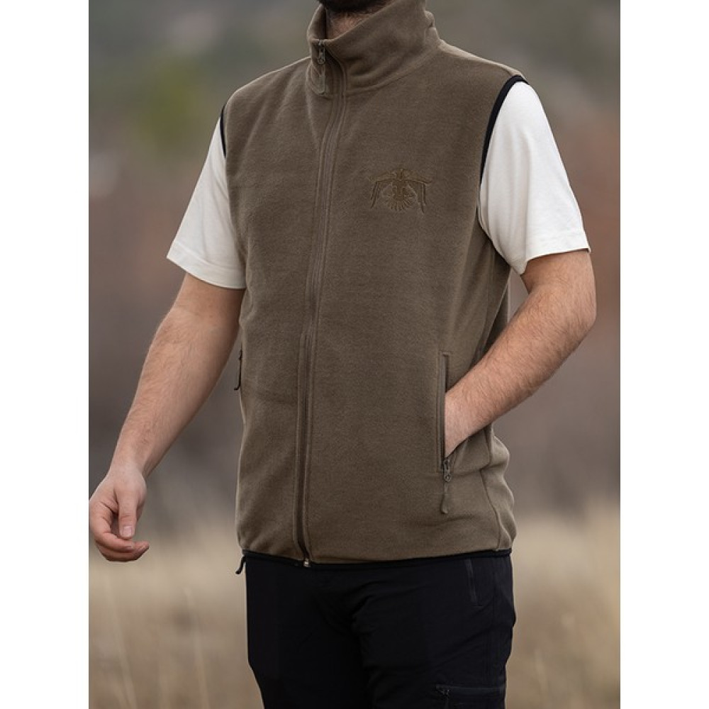 Huğlu Outdoor Kartal Nakışlı Polar Yelek Yelek (Outdoor) Fiyatı