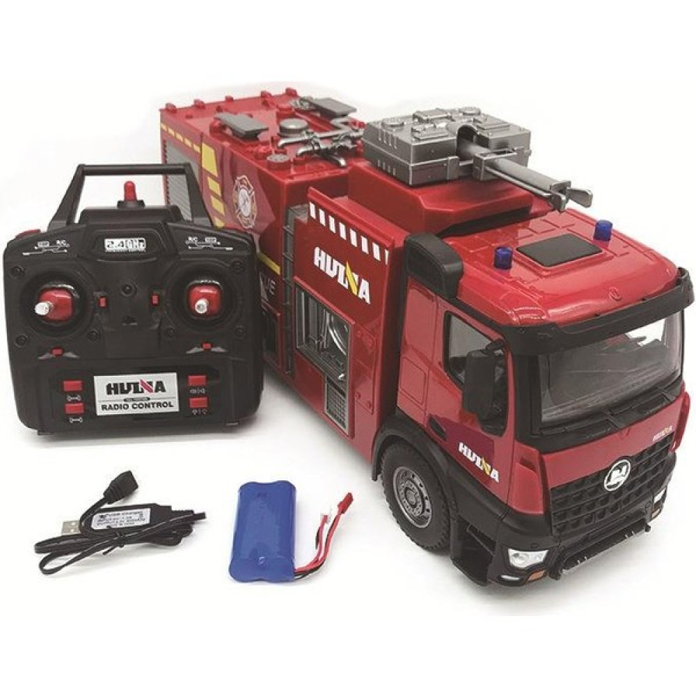 Huına 1/14 22 Kanal Yüksek Kalite Rc Model Uzaktan Kumandalı Yangın Söndürme İtfaiye Kamyonu - Su Atma Fonksiyonlu - 2.4G Full Fonksiyon Sesli Ve I... RC Araçlar ve Aksesuarları Fiyatı