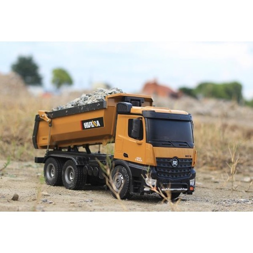 Huına 1/14 Yüksek Kalite Rc Model Damperli Kamyon Uzaktan Kumandalı Metal İş Makinası - 10Kg Yükleme Kapasiteli - 2.4G Full Fonksiyon Sesli Ve Işık... RC Araçlar ve Aksesuarları Fiyatı