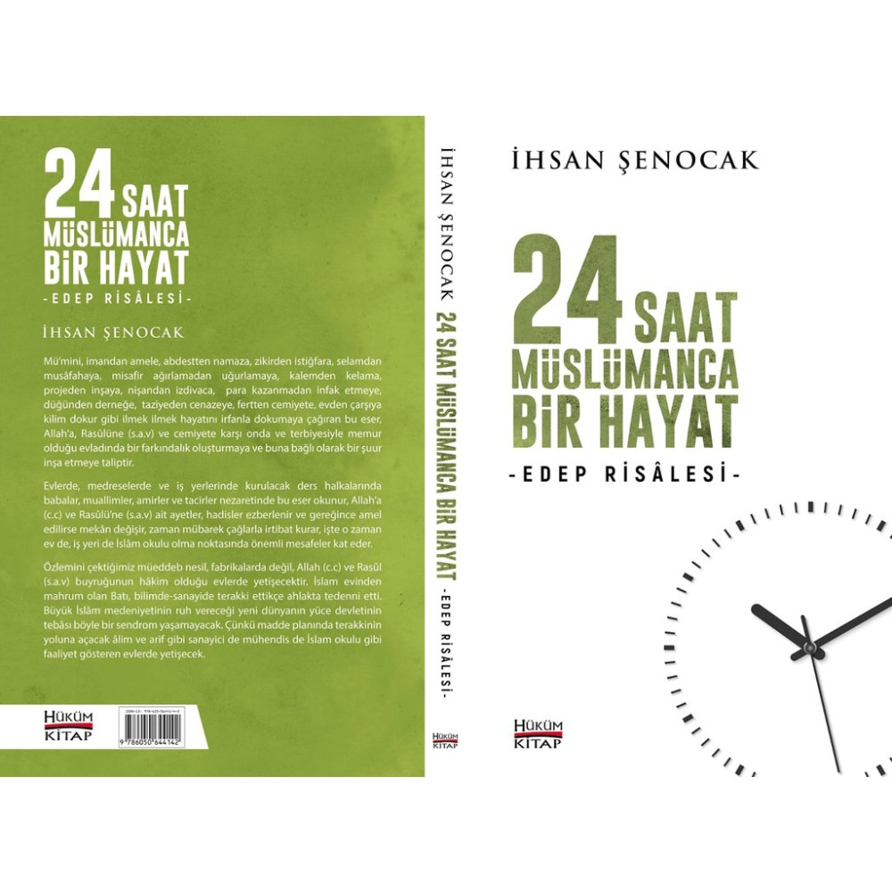 Hüküm Kitap 24 Saat Müslümanca Hayat İhsan Şenocak 200 Sayfa Ciltsiz 2021 Yayını Din Kitapları Fiyatı