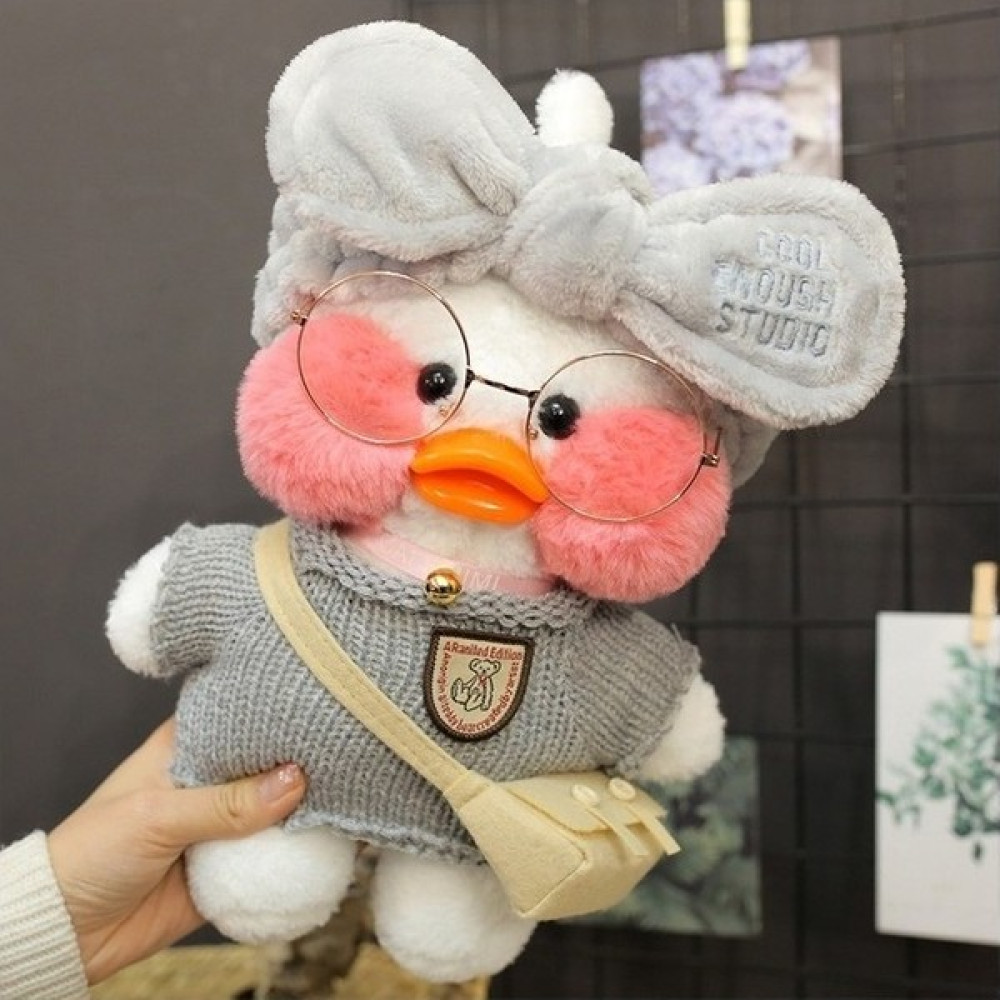 Hulv Lalafanfan Cafe Mimi Ördek Bebek 30 cm - Pembe (Yurt Dışından) - Açık Gri Oto Boyaları Fiyatı