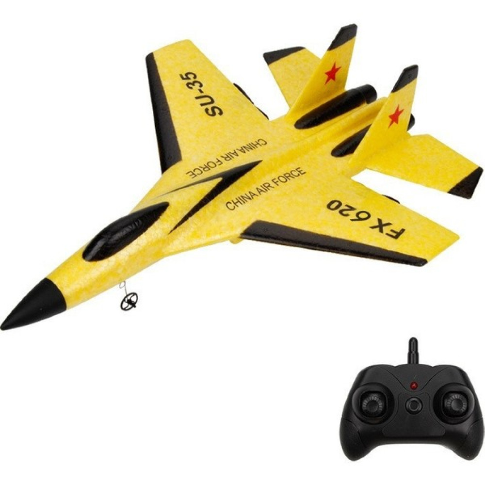 Hulv Su 35 Avion Rc Uzaktan Kumanda Uçak Kontrolörü Su-35 Avcı Modeli Uçak - Sarı (Yurt Dışından) RC Araçlar ve Aksesuarları Fiyatı