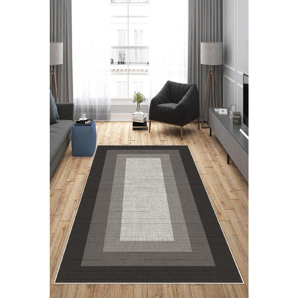 Hülya Home Çizgili Desen Dijital Baskı Yıkanabilir Kaymaz Taban Ince Salon Mutfak Çocuk Halısı Yolluk 100 x 350 Beden Kilim Fiyatı