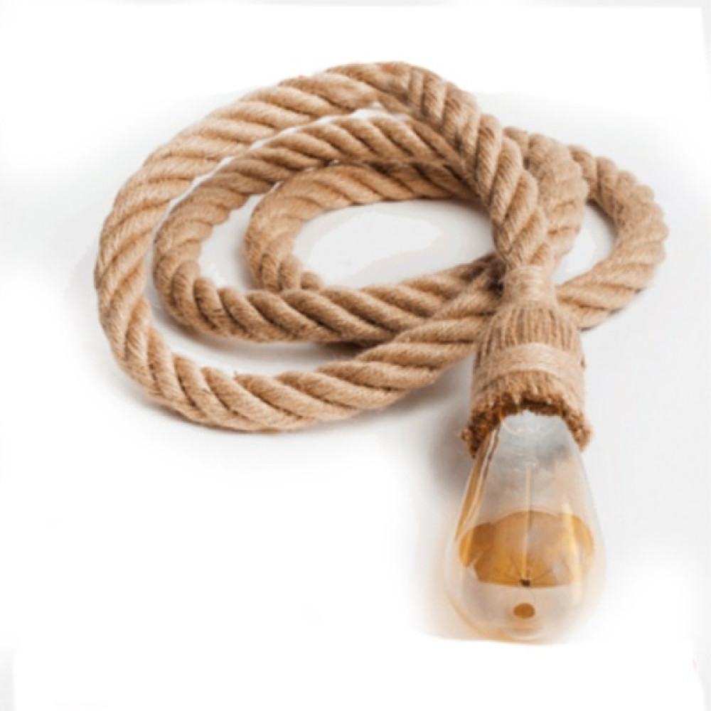 Hüma Jüt Halat Sarkıt Duy (1 Metre) Edison Rustik Ampul Için Aplikler Fiyatı