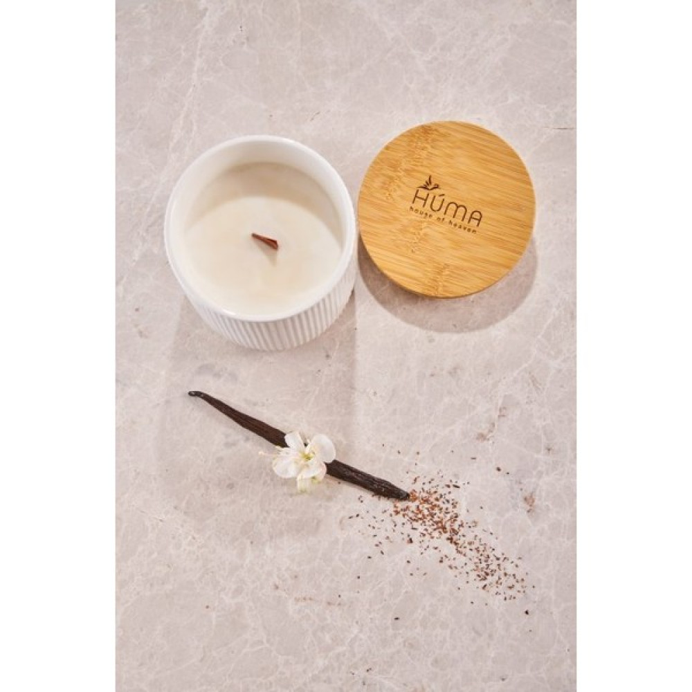 Humahouseofheaven Batch Vanilla - Bambu Kapak Kokulu Soya Mumu - 1 Adet Dekoratif Mum Fiyatı