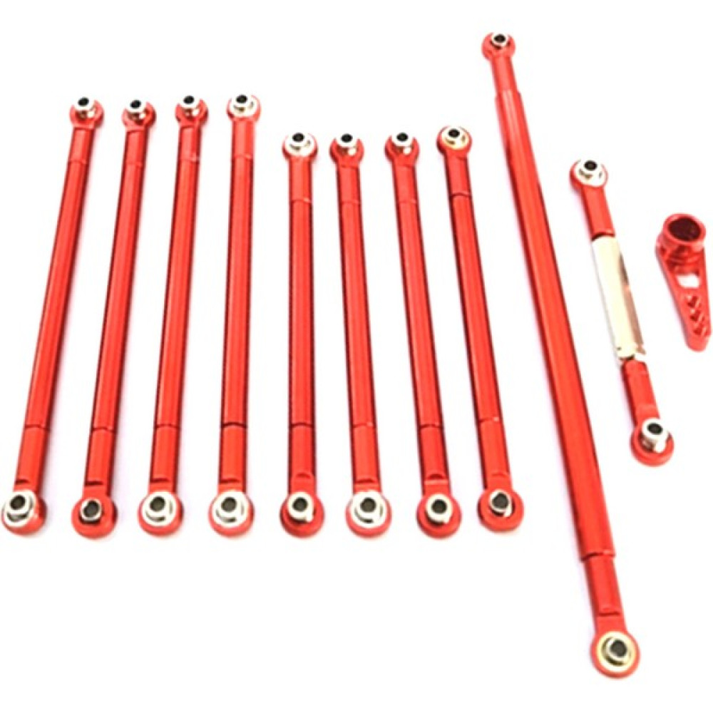 Humble Metal Çekme Çubuğu Direksiyon Servo Bağlantı Çubuğu 1/12 Rc Araba Aksesuarları, Kırmızı (Yurt Dışından) Oto Boyaları Fiyatı