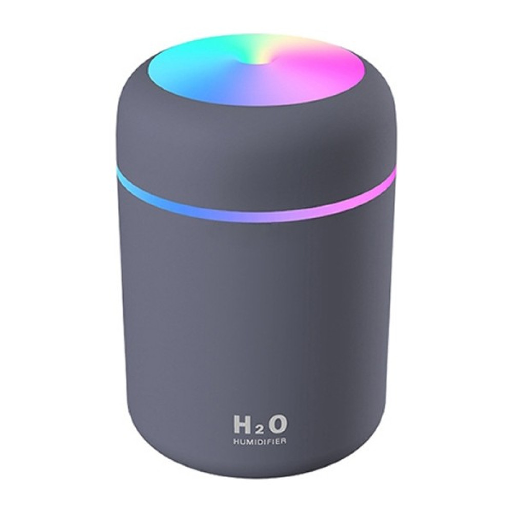Humidifier DQ-107 Mini Hava Nemlendirici LED Işıklı Renkli Dönen Nightlight Araç-Ev Hava Nemlendirici - Lacivert Hava Temizleme - Nemlendirme Cihazları Fiyatı