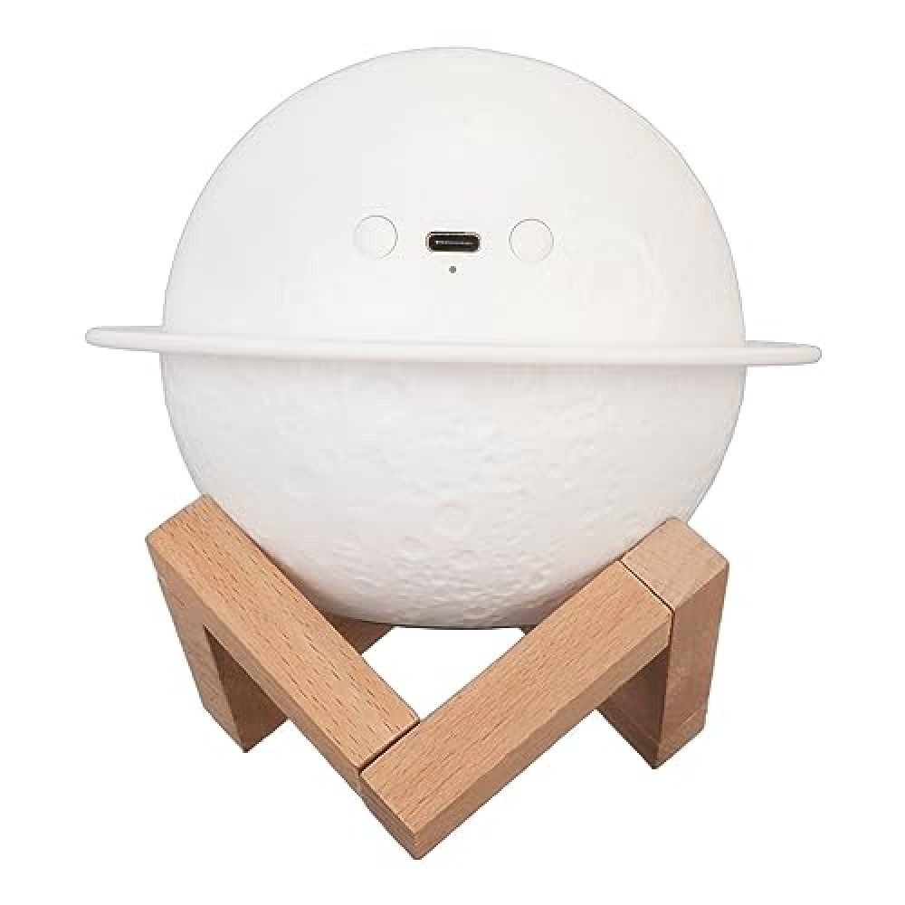 Humidifier for Bedroom, 200ml Night Light Humidifiers,LED Moon Humidifier for Baby Kids Room,Auto Shut Off,Super Quiet,Portable for Office,Plants,Travel Hotel,Home Decor