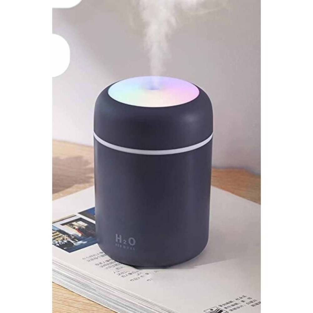 Humidifier Hava Nemlendirici USB Buhar Makinesi Işıklı Oda Araç Aroma Difüzörü H2O - Antrasit Hava Temizleme - Nemlendirme Cihazları Fiyatı