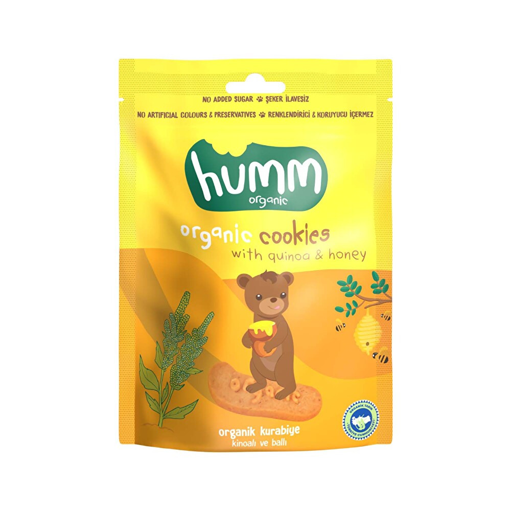 Humm Organik Kinoalı Ballı Kurabiye 55 g Diğer Fiyatı