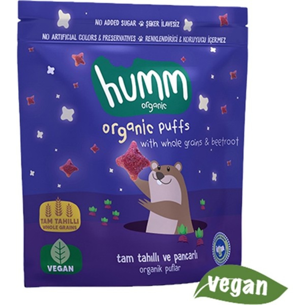 Humm Organik Pancarlı ve Tam Tahıllı Puflar 30GR Bebek Beslenme Gereçleri Fiyatı