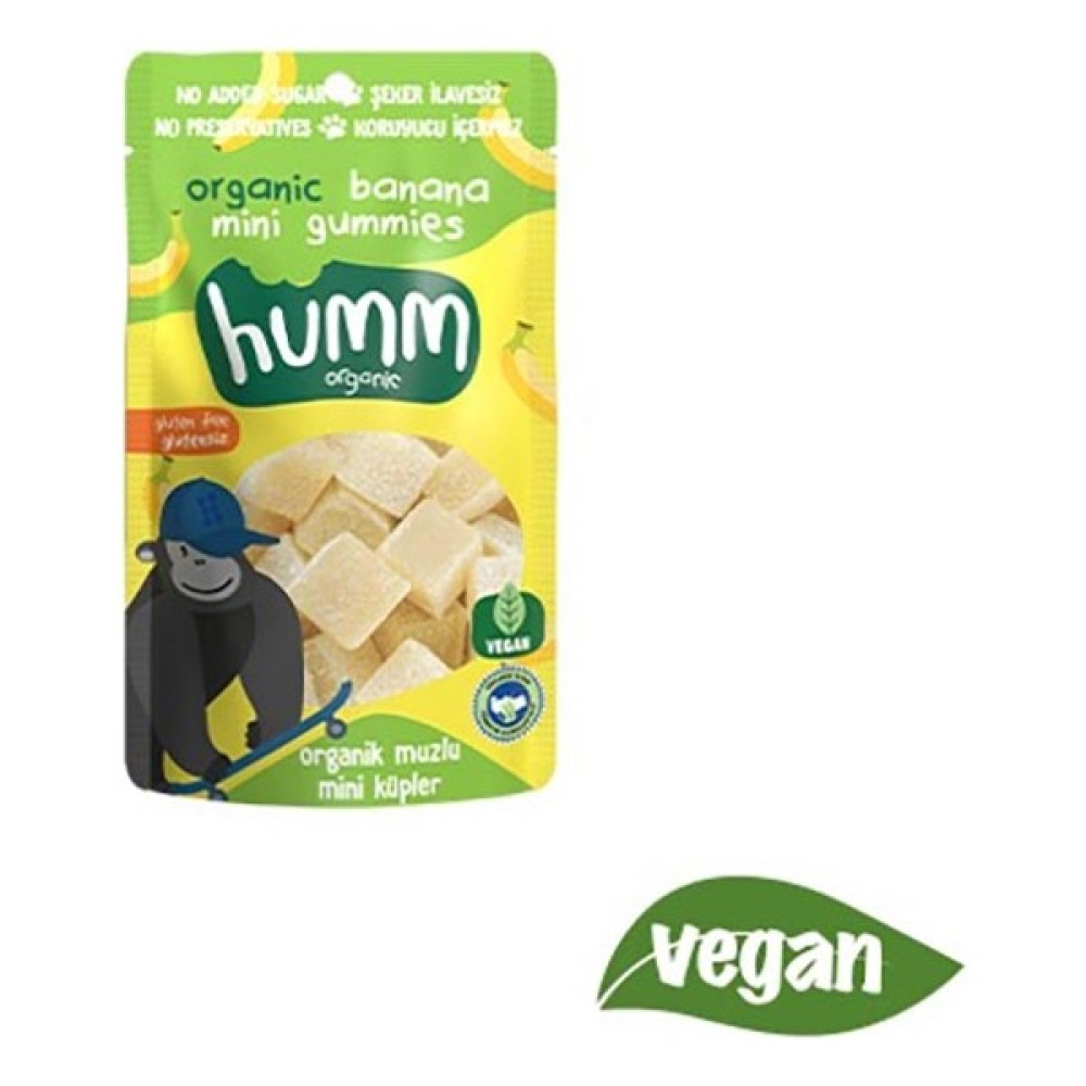 Humm Organik Vegan Glutensiz Muzlu Minik Küpler 30GR Bebek Beslenme Gereçleri Fiyatı