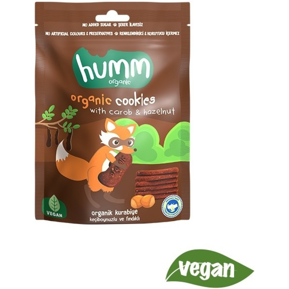 Humm Organik Vegan Keçiboynuzlu ve Fındıklı Kurabiye 55GR Bebek Beslenme Gereçleri Fiyatı
