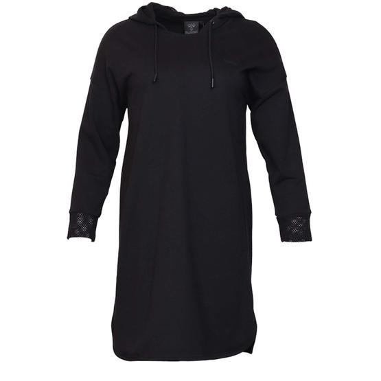 Hummel 920707-2001 Siyah Fontane Hoodie Kadın Elbise