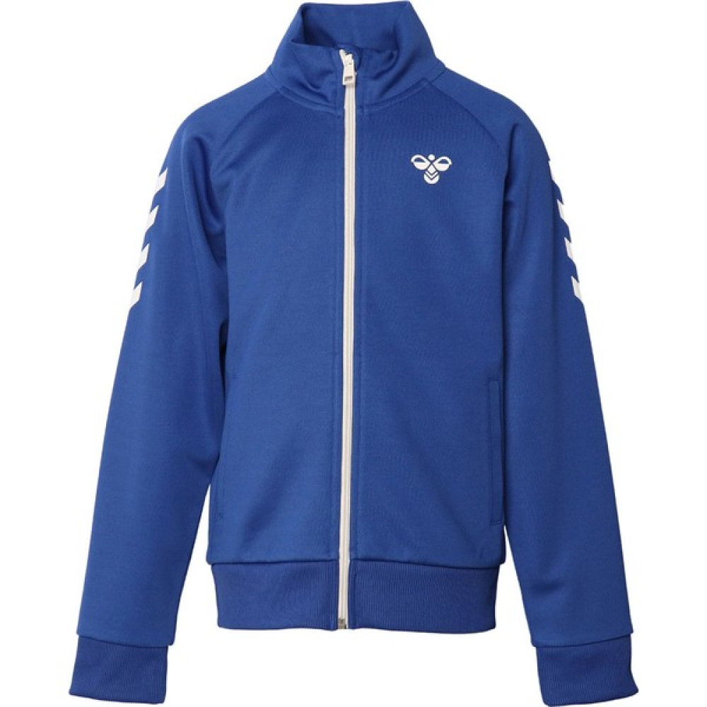 Hummel Dik Yaka Baskılı Mavi Erkek Eşofman Üstü 921136-1010 Hmljaromır Zıp Jacket Erkek Eşofman Fiyatı